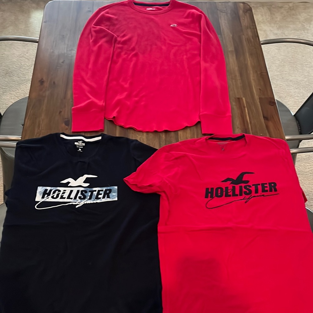 3 Hollister Shirts Bundle